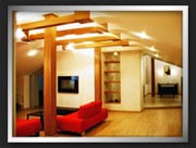 wood interior private flat